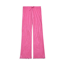 Women's Low Waist Tracksuit Pants - Dark Pink