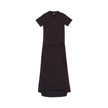 Women's Patched T-Shirt Dress - Washed Black