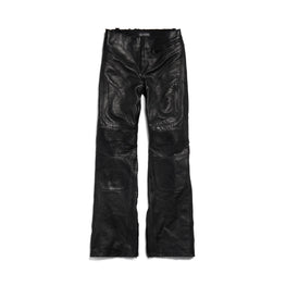 Women's Low Waist Biker Pants - Black
