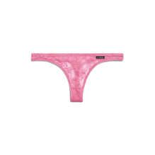 Women's Uw Lace Thong - Dark Pink