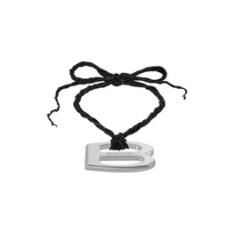 Essex Necklace - Shiny Silver/Black