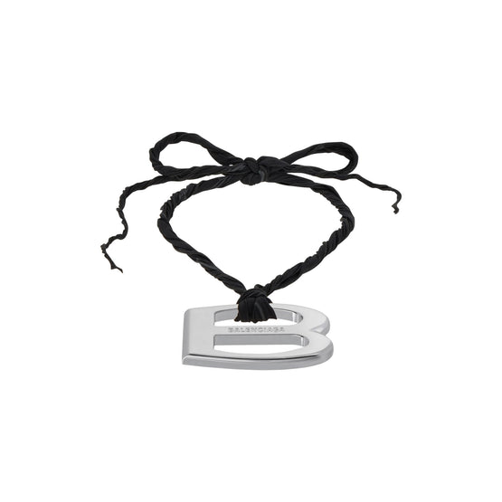 Essex Necklace - Shiny Silver/Black