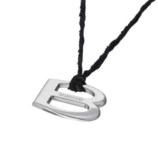 Essex Necklace - Shiny Silver/Black