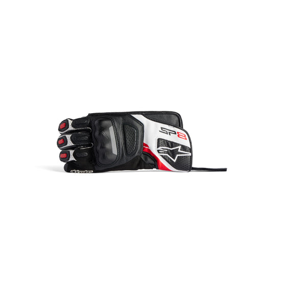Men's Alpinestars Zipped Pouch - Black/White/Red