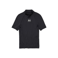 Men's Ua Mock Neck S/S T-Shirt - Black