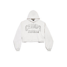 Men's Cropped Hoodie - Off White
