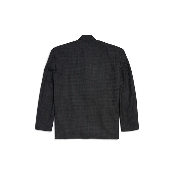 Men's Seamless Tailored Jacket - Black/Green