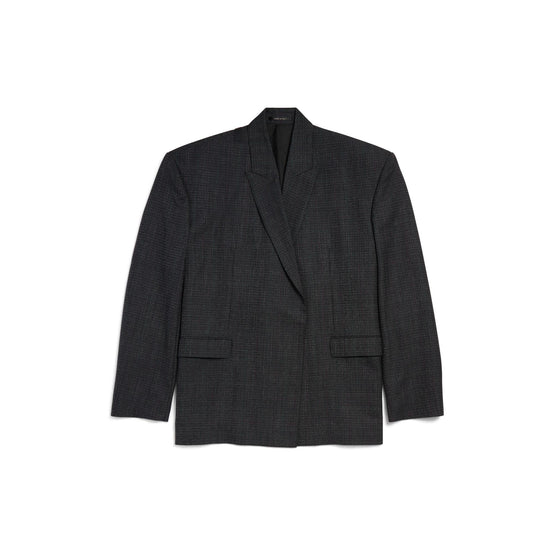 Men's Seamless Tailored Jacket - Black/Green