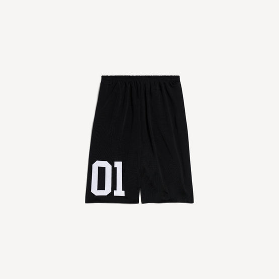 Men's Basketball Shorts - Black/White