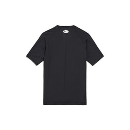 Women's Ua Fitted S/S Crewneck Top - Black/White