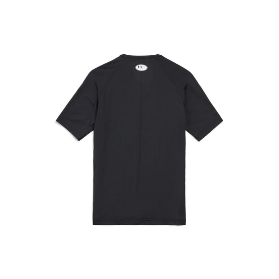 Women's Ua Fitted S/S Crewneck Top - Black/White