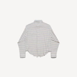 Women's L/S Regular Fit Shirt - White/Blue