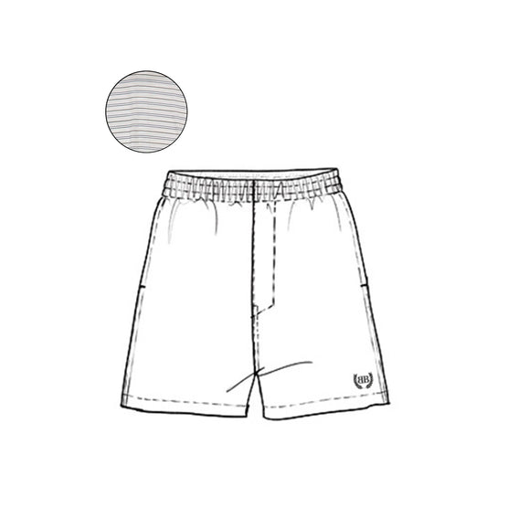 Women's Boxer Shorts - White/Blue