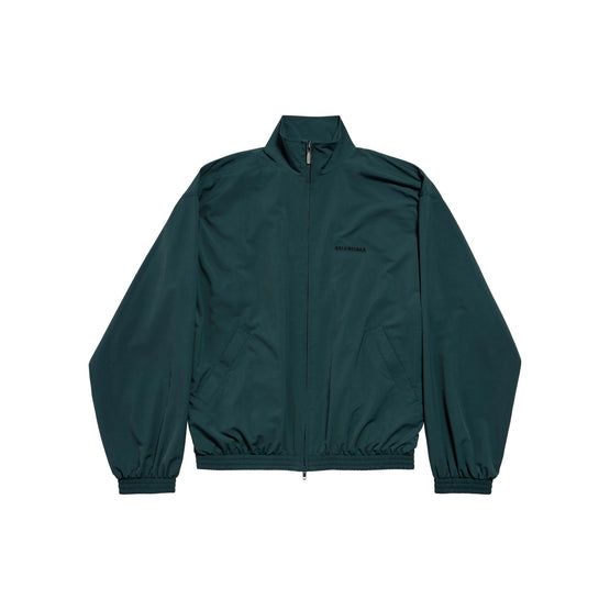 Men's Medium Fit Tracksuit Jacket - Forest Green