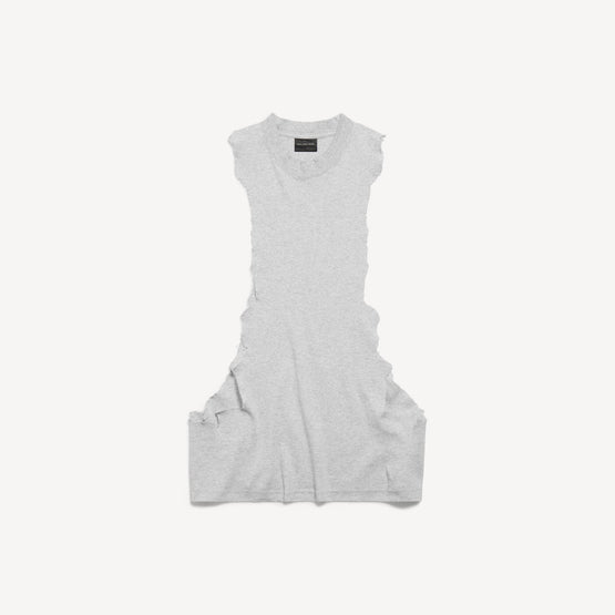 Men's Ripped Tank Top - Light Heather Grey