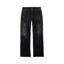 Men's Distressed Relaxed Fit Pants - Black Fade Out