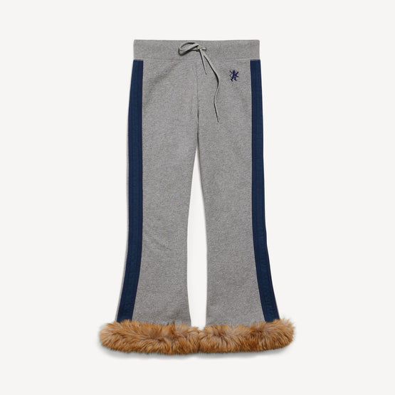 Women's Flared Capri Sweatpants - Drk Heatr Grey/Wsh N