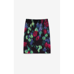 Women Printed Mini Skirt - Black