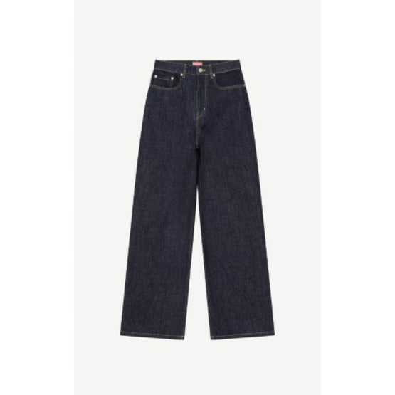 Women Wide Leg Flared Fit Jeans - Ink