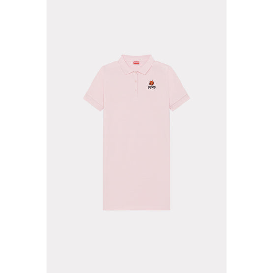 Women Boke Crest Polo Dress - Faded Pink