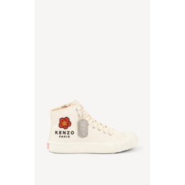 Women Kenzoschool High Top Sneakers - Cream