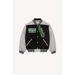 Men Varsity Jacket - Black