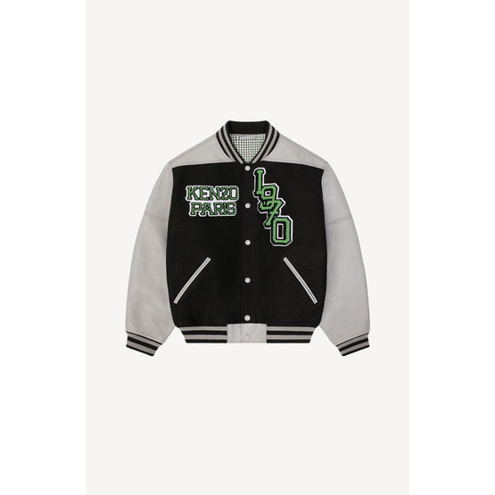 Men Varsity Jacket - Black