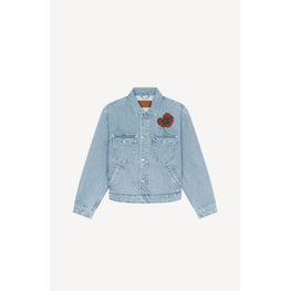 Men Trucker Denim Jacket - Sky Blue