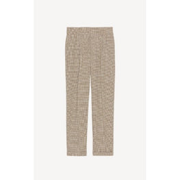 Men Pleated Pant - Dark Camel