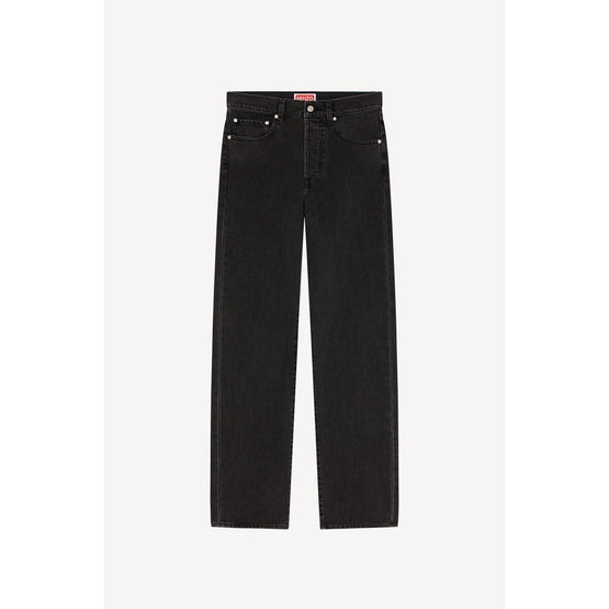 Men Badged Cargo Pant - Black