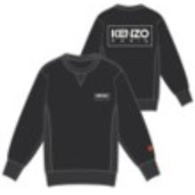Men Kenzo Paris Oversize Sweat - Black