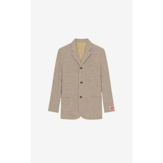 Men 3 Buttons Jacket - Dark Camel