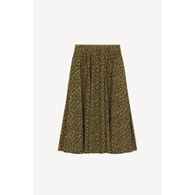 Women Printed Midi Skirt - Khaki