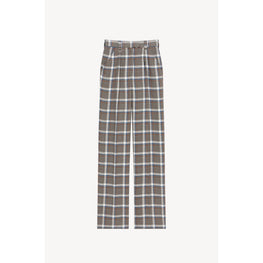 Women Tailored Wide Pant - Middle Grey