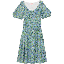 Women Midi Dress - Cyan