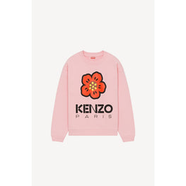 Women Boke Flower Regular Sweatshirt - Rose