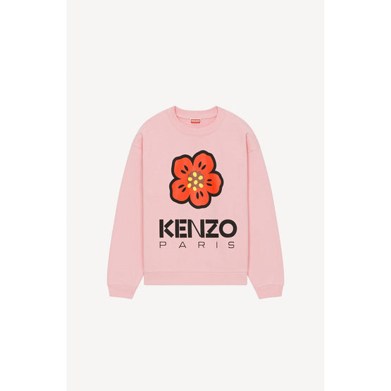 Women Boke Flower Regular Sweatshirt - Rose