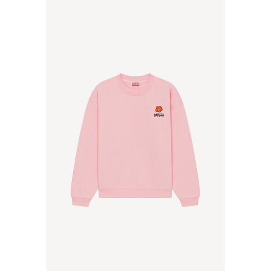 Women Boke Flower Regular Sweatshirt - Rose