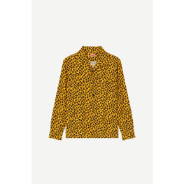 Men Hana Leopard Hawaiian Shirt - Golden Yellow