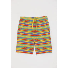 Men Logo Stripe Short - Golden Yellow