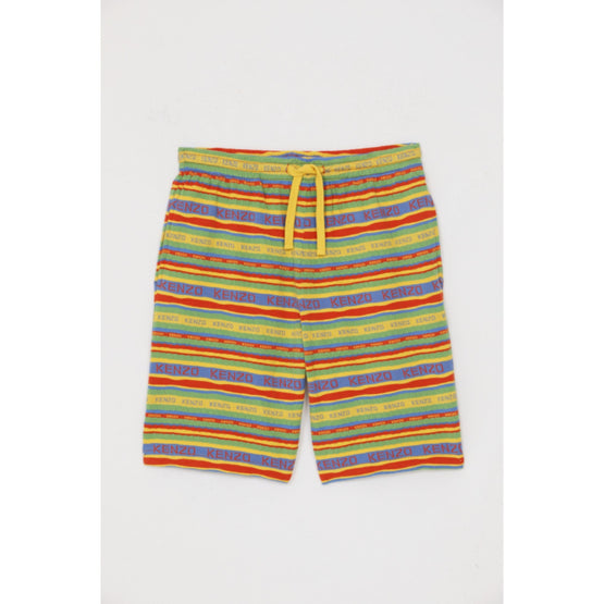 Men Logo Stripe Short - Golden Yellow