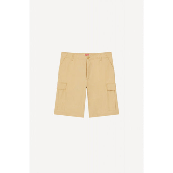 Men Cargo Workwear Short - Beige