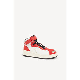 Men Kenzo Hoops High Top Sneakers - Medium Red