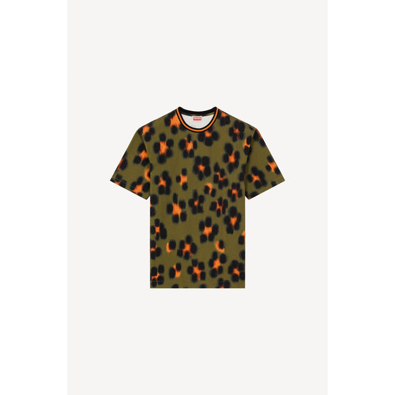Men Hana Leopard Classic T-Shirt - Khaki