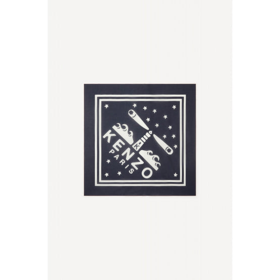 Men Large Square 140X140 - Midnight Blue