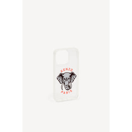 Men Elephant Iphone Case 14 Pro - Pearl Grey
