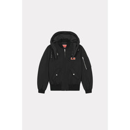 Women Short Parka - Black