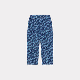 Women Monogram Sumire Cropped Fit - Rinse Blue Denim