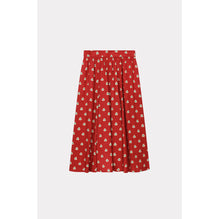 Women Kenzo Teddy Flower Midi Skirt - Cherry