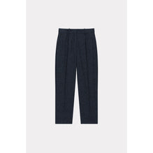 Women Checks Tailored Pants - Midnight Blue